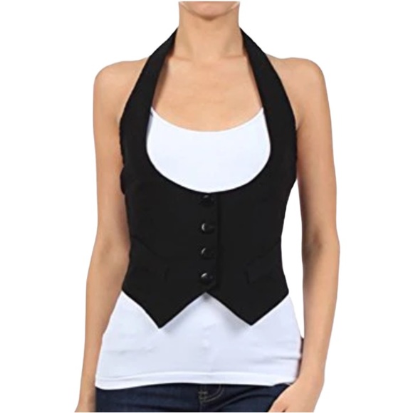 Jackets & Coats New Black Halter Vest Poshmark
